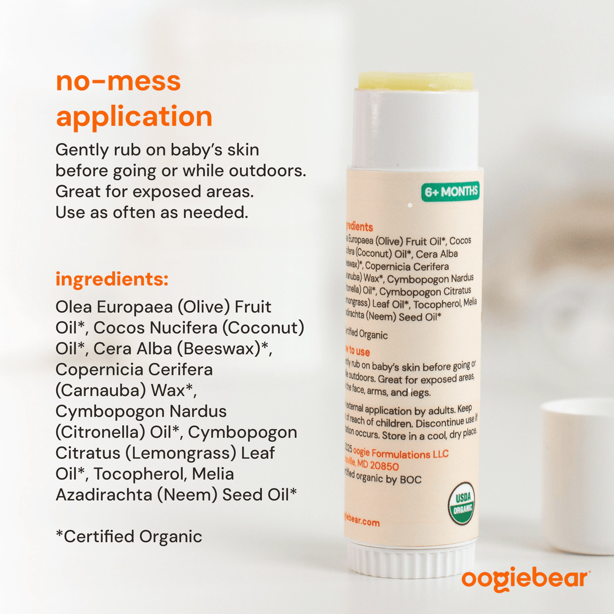 oogiebear Bye Bye Bug Organic Balm 0.5 oz
