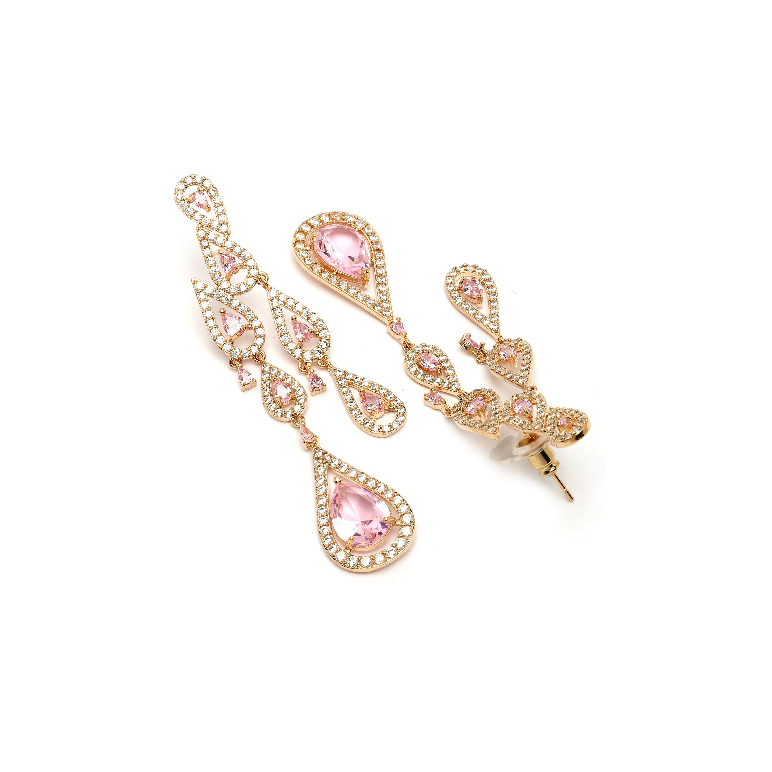 AGP PARIS Womens Diva Raindrop Dangle Earrings
