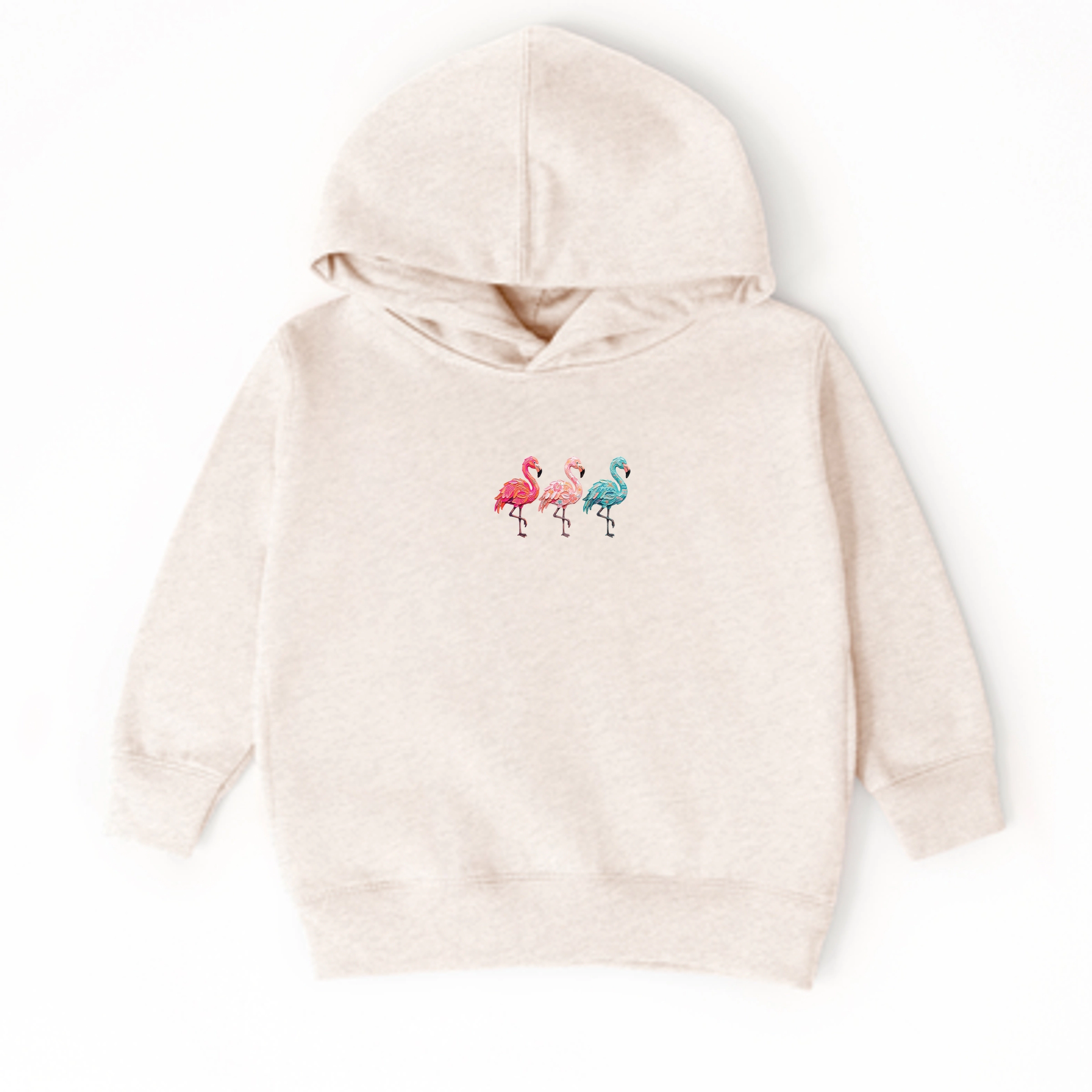 The Juniper Shop - Three Flamingos Toddler Hoodie