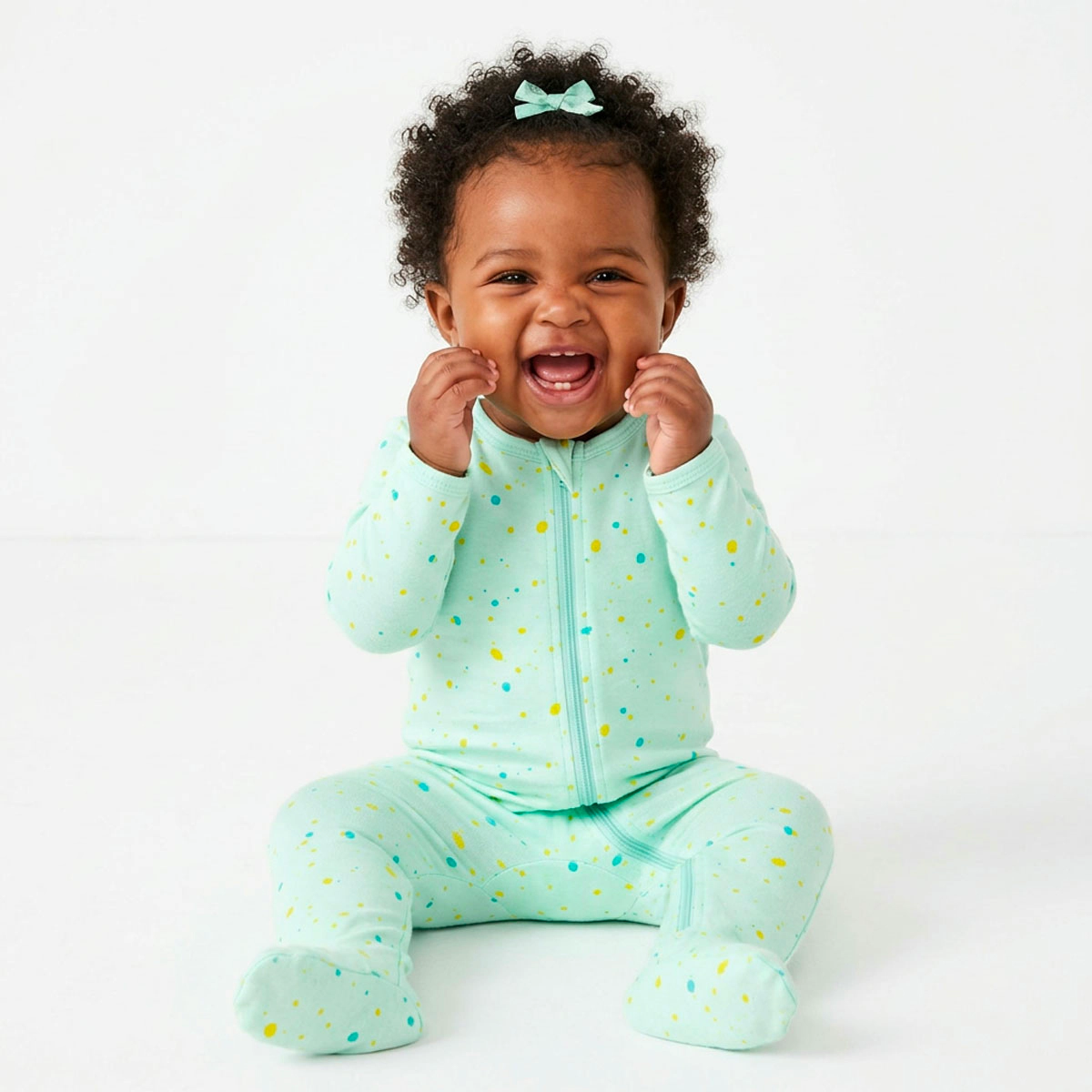Rockets of Awesome Splatter Paint One-Piece For Baby Boy
