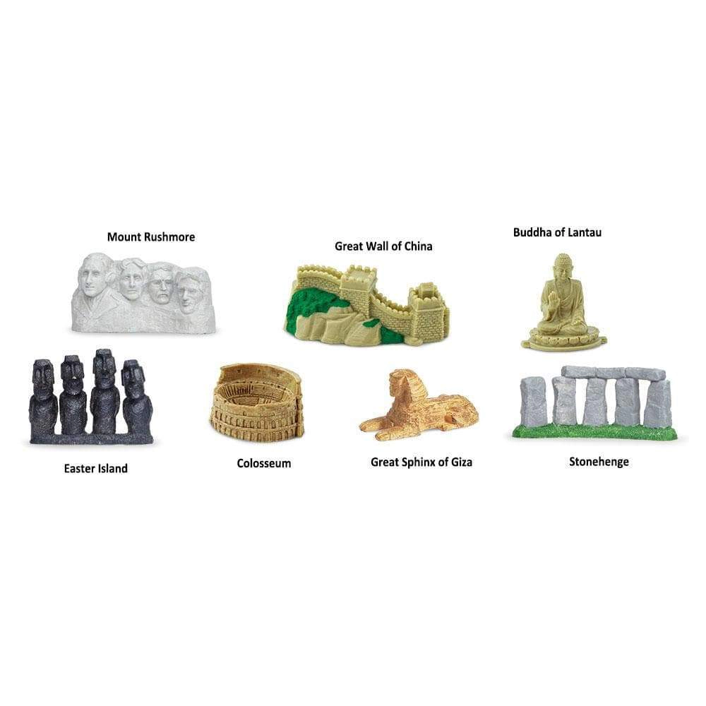 Safari Ltd. - World Landmarks TOOB - contains 7 Mini Figurines