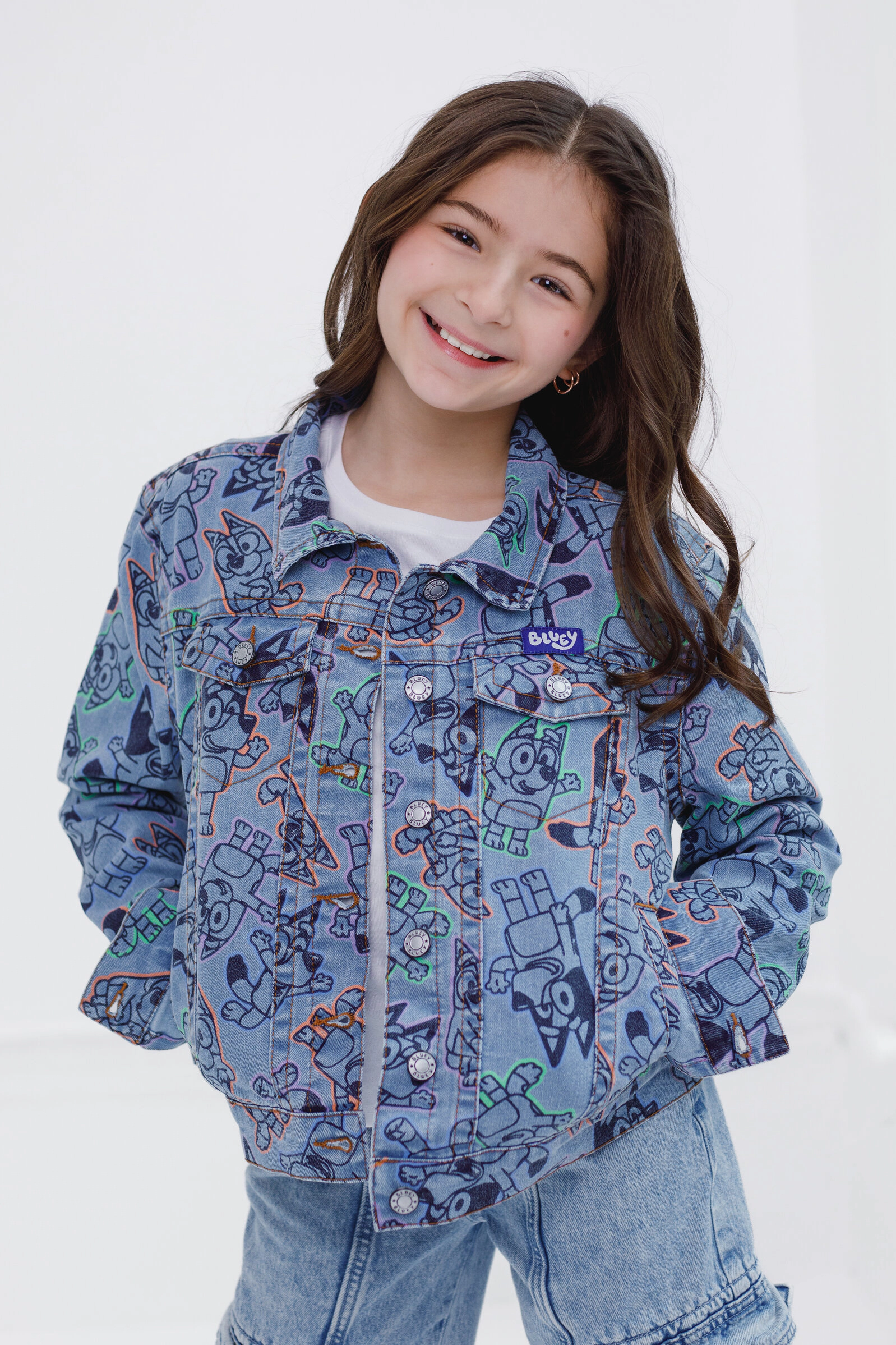 Bluey Girls' Denim Jacket