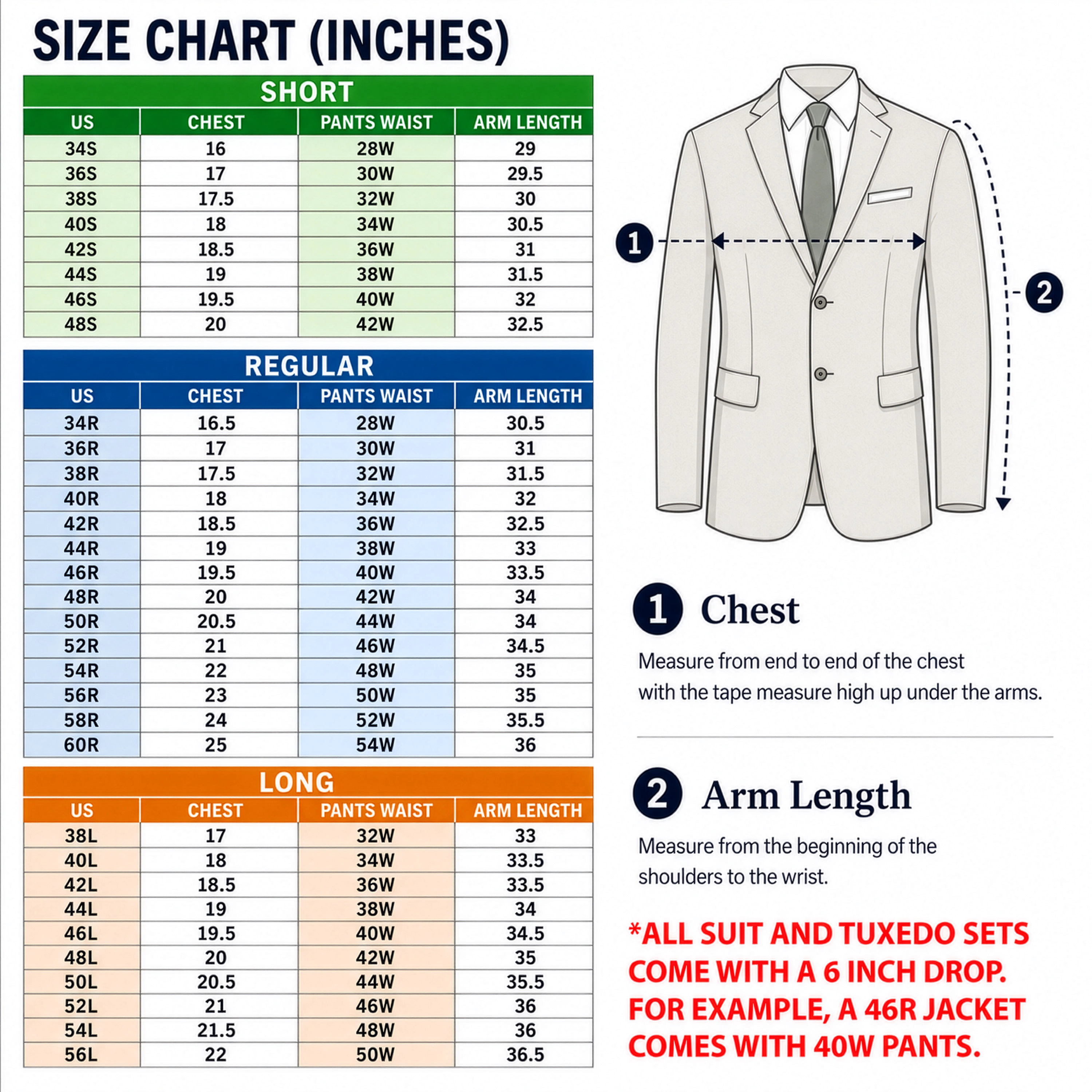 Tazzio Men’s Ultra Slim Fit 3-Piece Suit Set