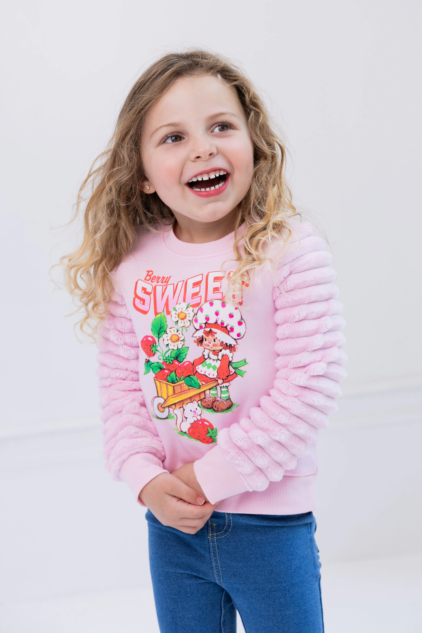 Strawberry Shortcake Girls' Fleece Sweatshirt