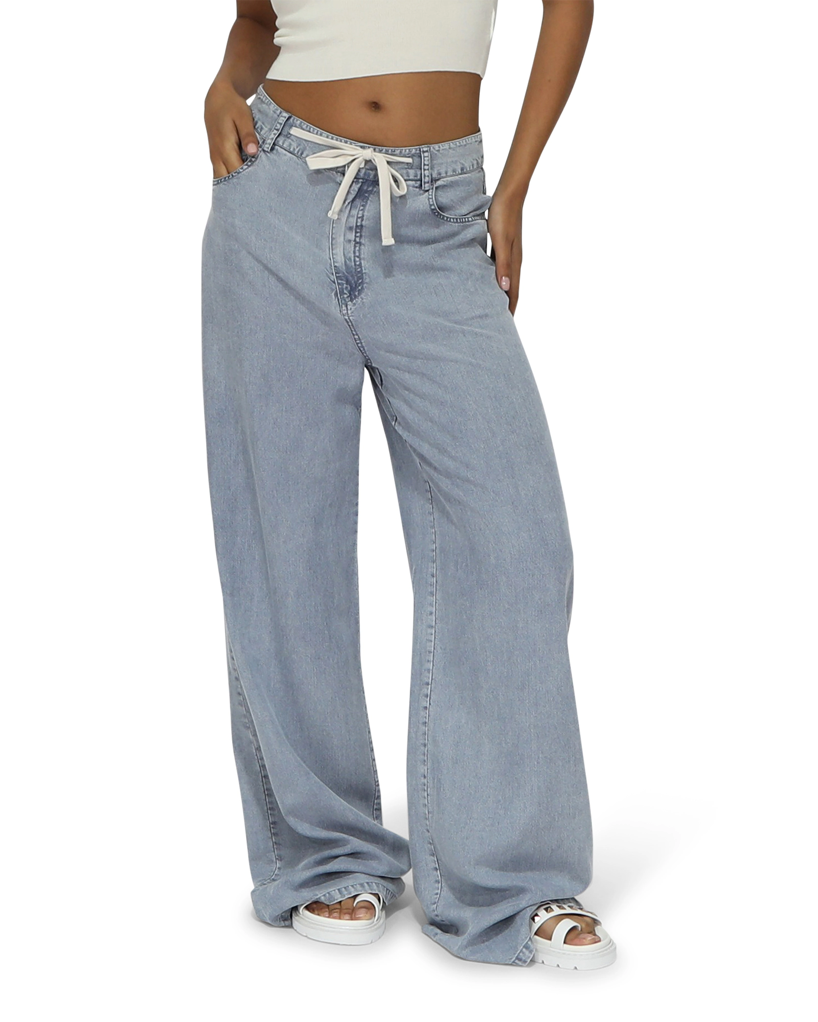 Belle & Bloom Womens Set On You Wide Leg Pant