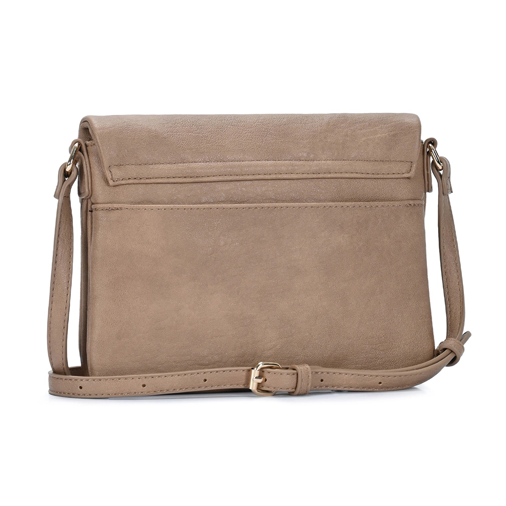 FASHNZFAB Faux Leather Envelope Crossbody Bag