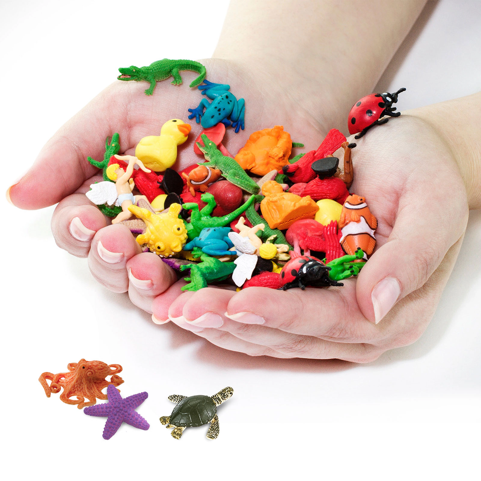 Safari Ltd. - Coral Reef Fun Pack - 8 Mini Toy Figurines for Kids