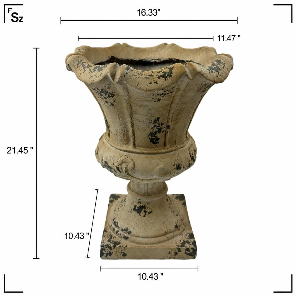 WOW PIONEER Large Standing Outdoor Planter
