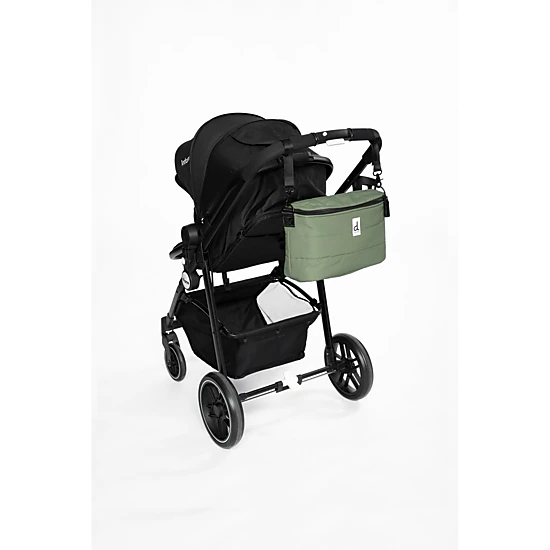 Deux par Deux Unisex Water-Repellent Mini Diaper Bag with Stroller Straps