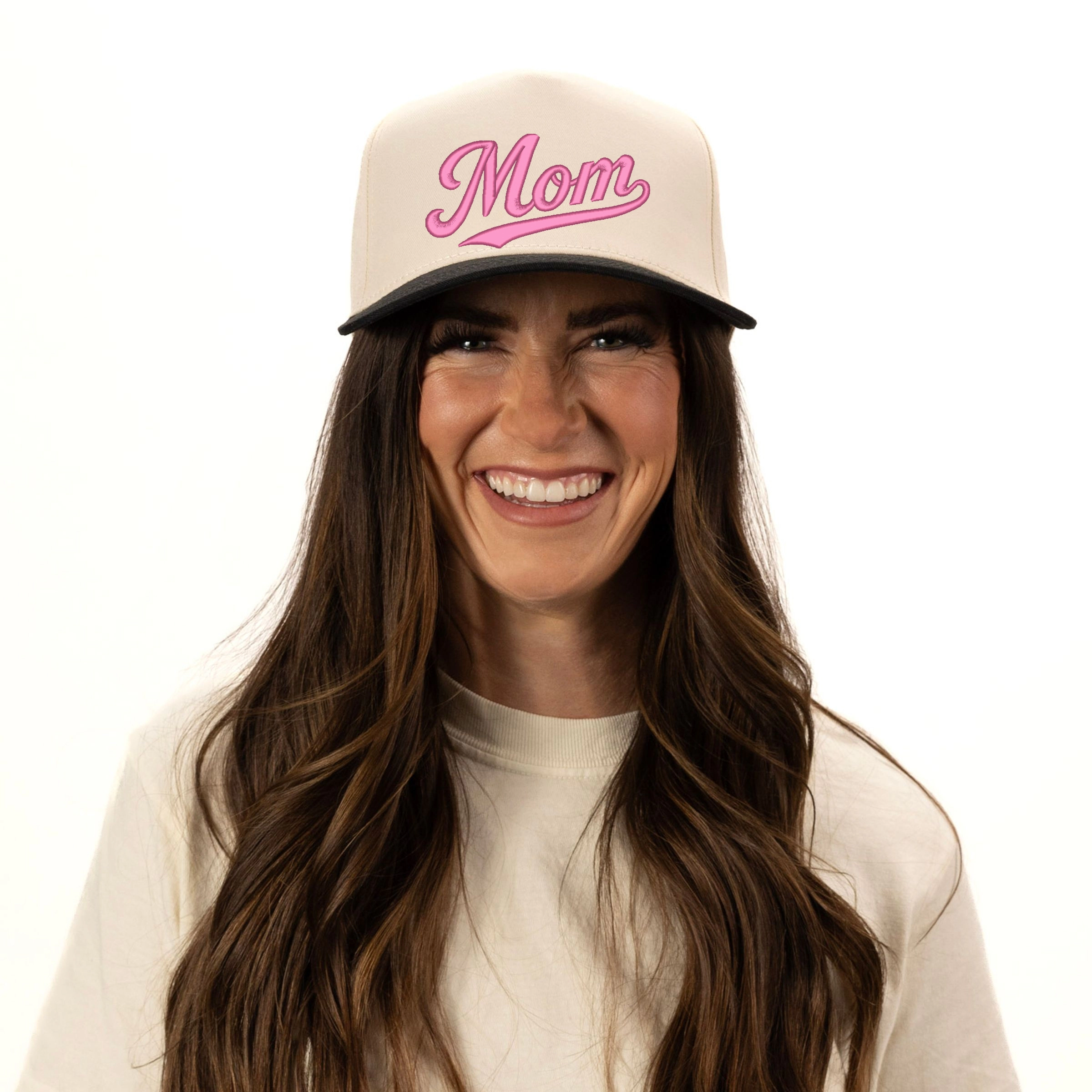 Simply Sage Market - Women's Canvas Trucker Hat Embroidered Mom Retro