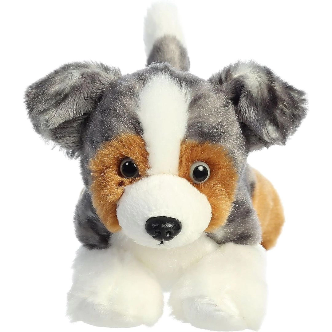 Aurora Mini Flopsie Blue Merle Australian Shepherd 8-Inch Stuffed Animal Plush