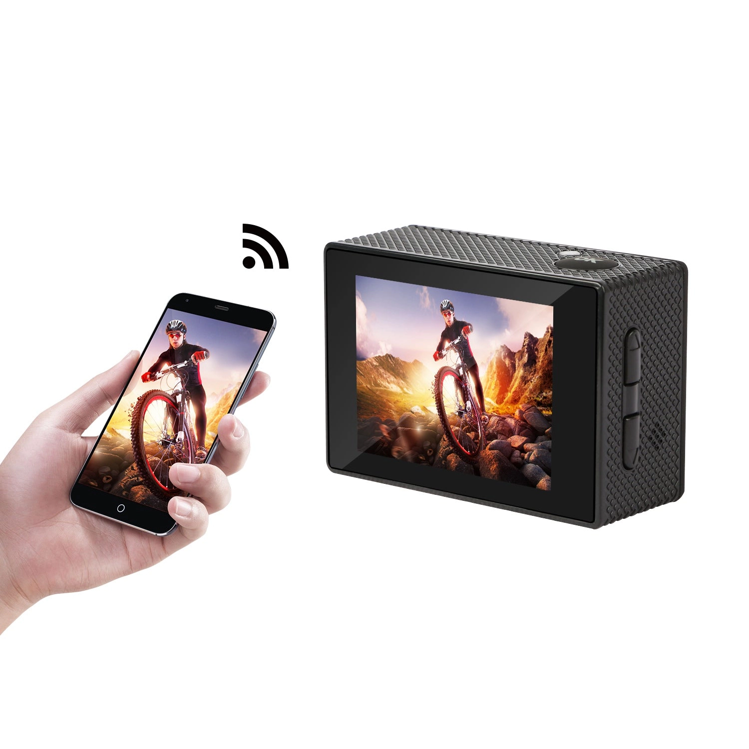 GBruno 4K Waterproof Action Camera With WiFi