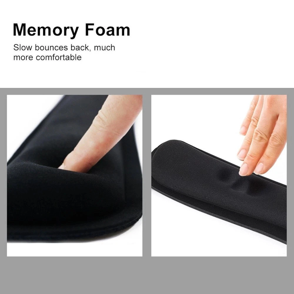 Home Collection Unisex Ergonomic Keyboard and Mouse Wrist Rest Set