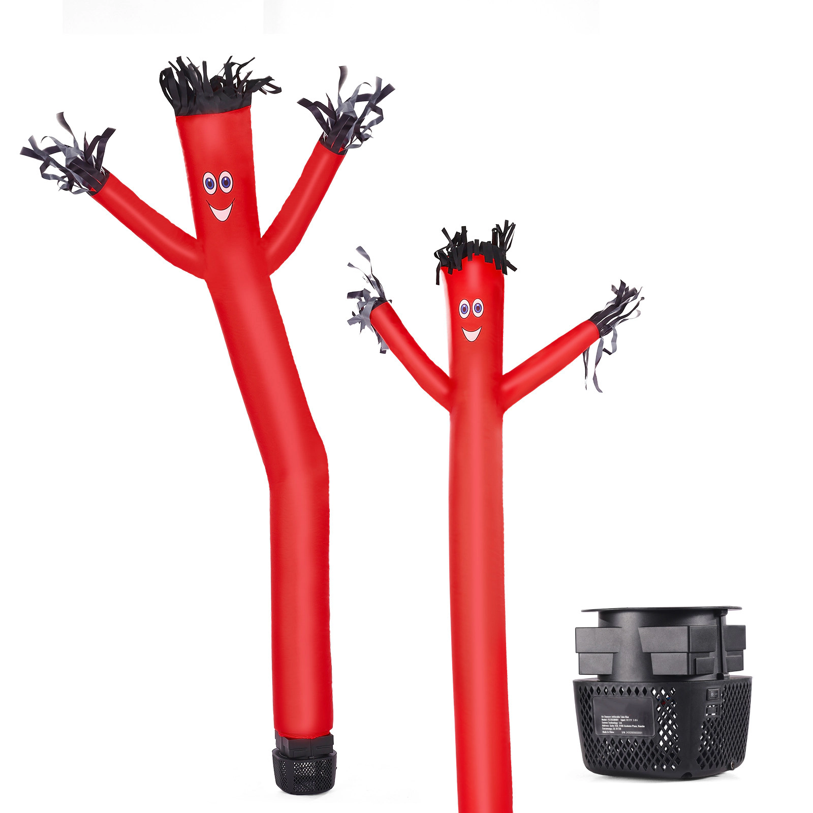 HONGGE Inflatable Tube Man Set Wacky Waving Inflatable Dancing Tube Guy with Blower PP Shell IPX3 Waterproof Blower Fan