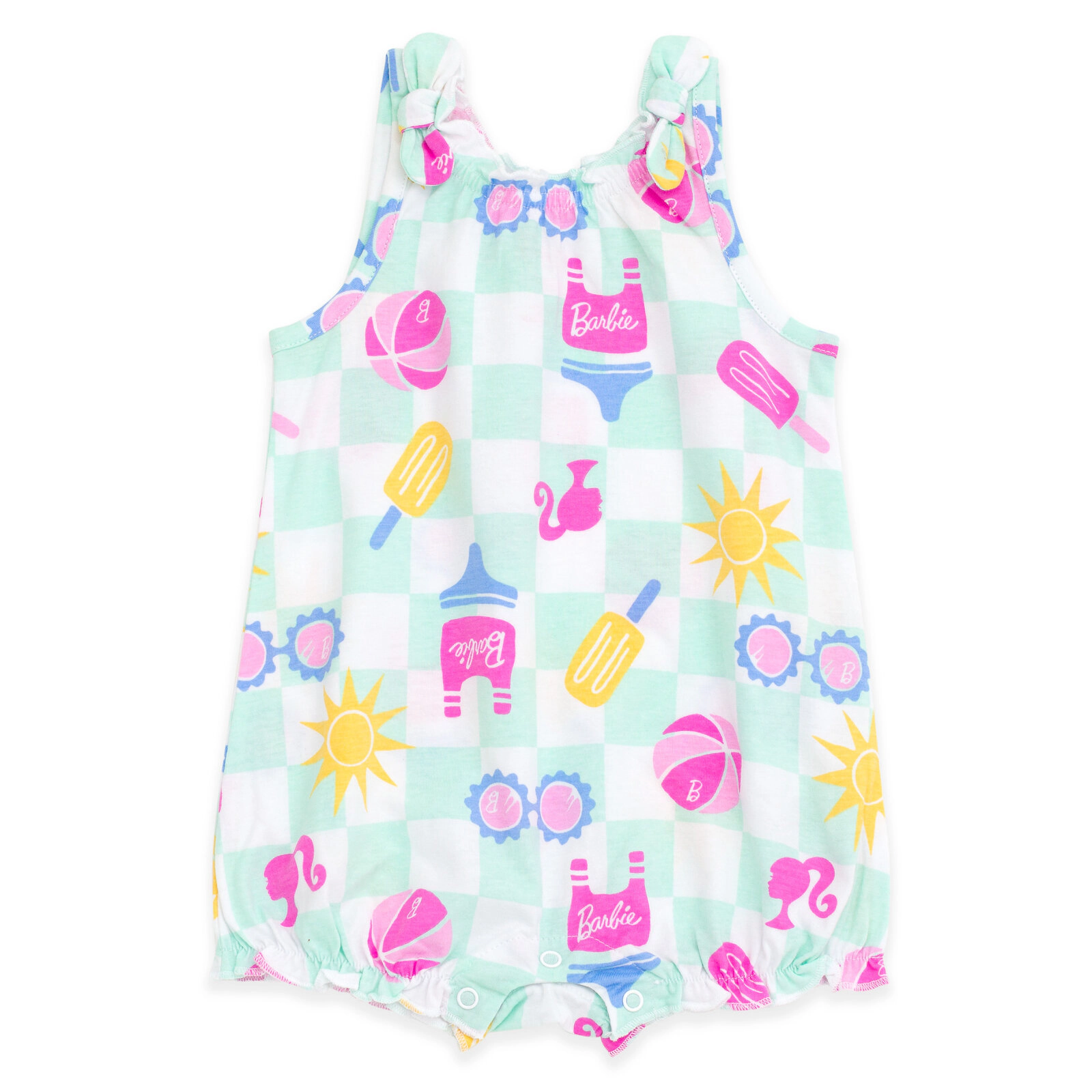 Barbie Baby Girls' Sleeveless Bubble Romper