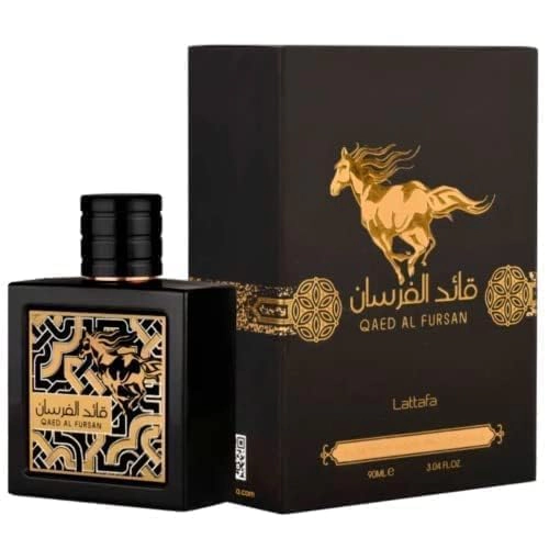 Lattafa Qaed Al Fursan Eau de Parfum for Men, 3.04 oz (90 mL)