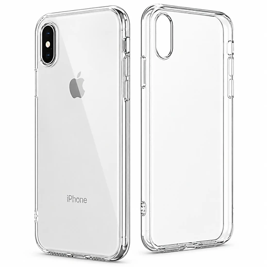 Qixxronics Transparent Case for iPhone XS Max Shockproof Phone Case Protective Cellphone Cover for iPhone XS Max