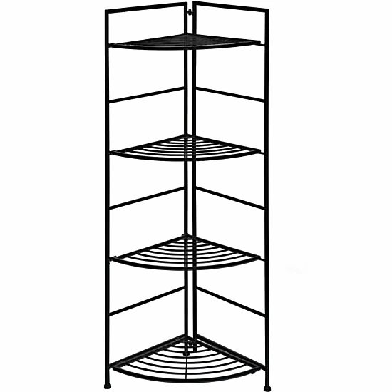 Hivvago 4-Tier Metal Plant Stand with Open Shelves