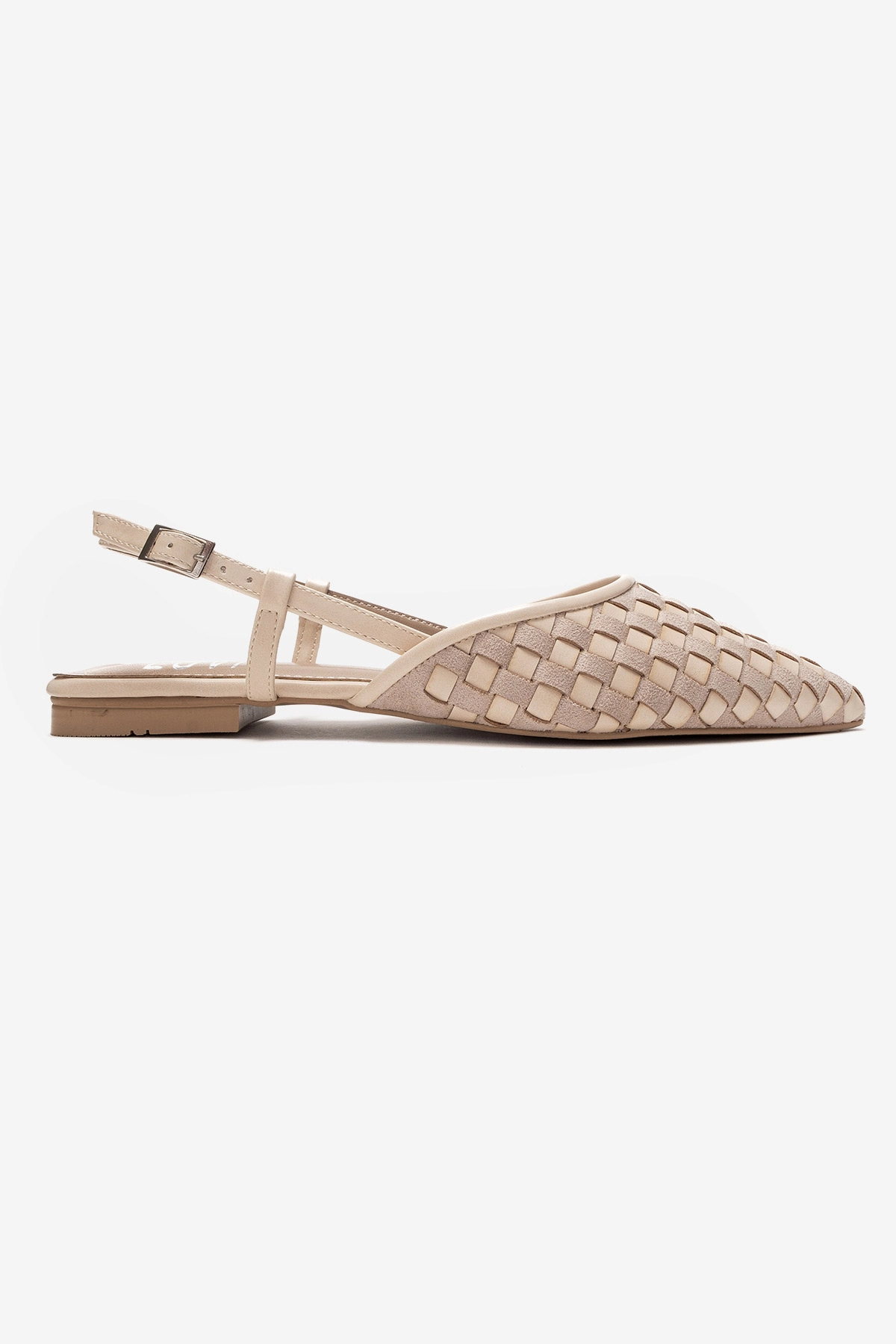 Prologue Shoes Womens Chanda Pointed Toe Woven Sandal