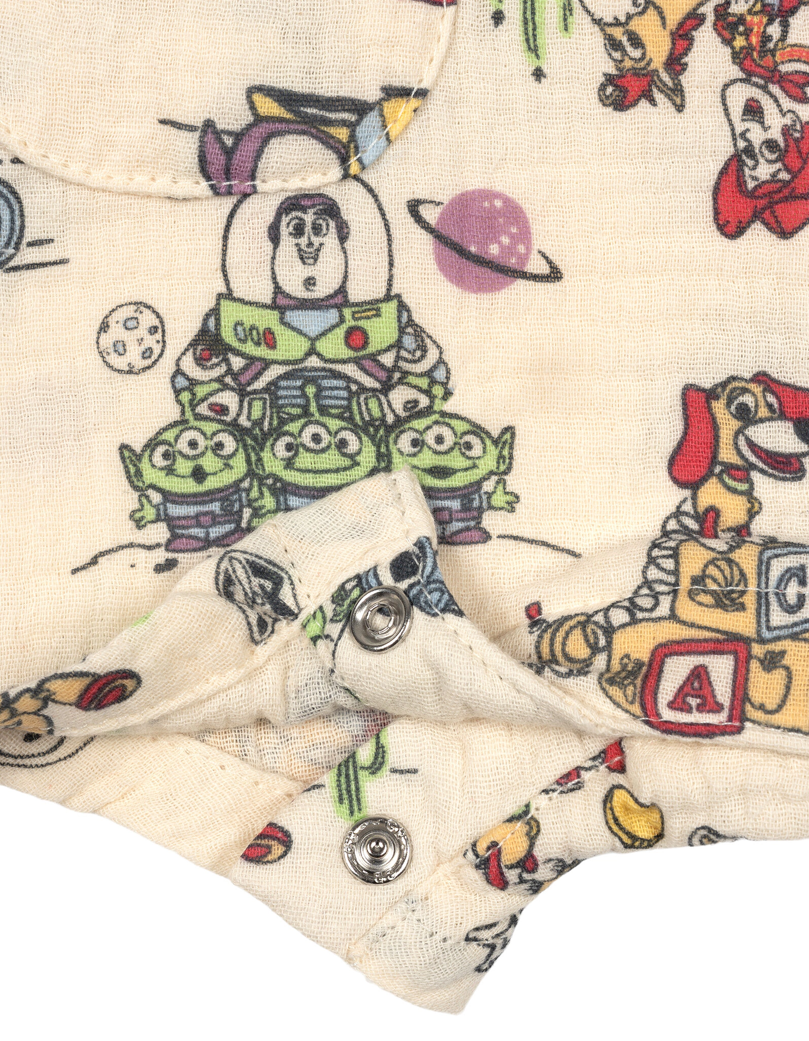 Disney Baby Boys' Cotton Gauze Sleeveless Shorty Romper