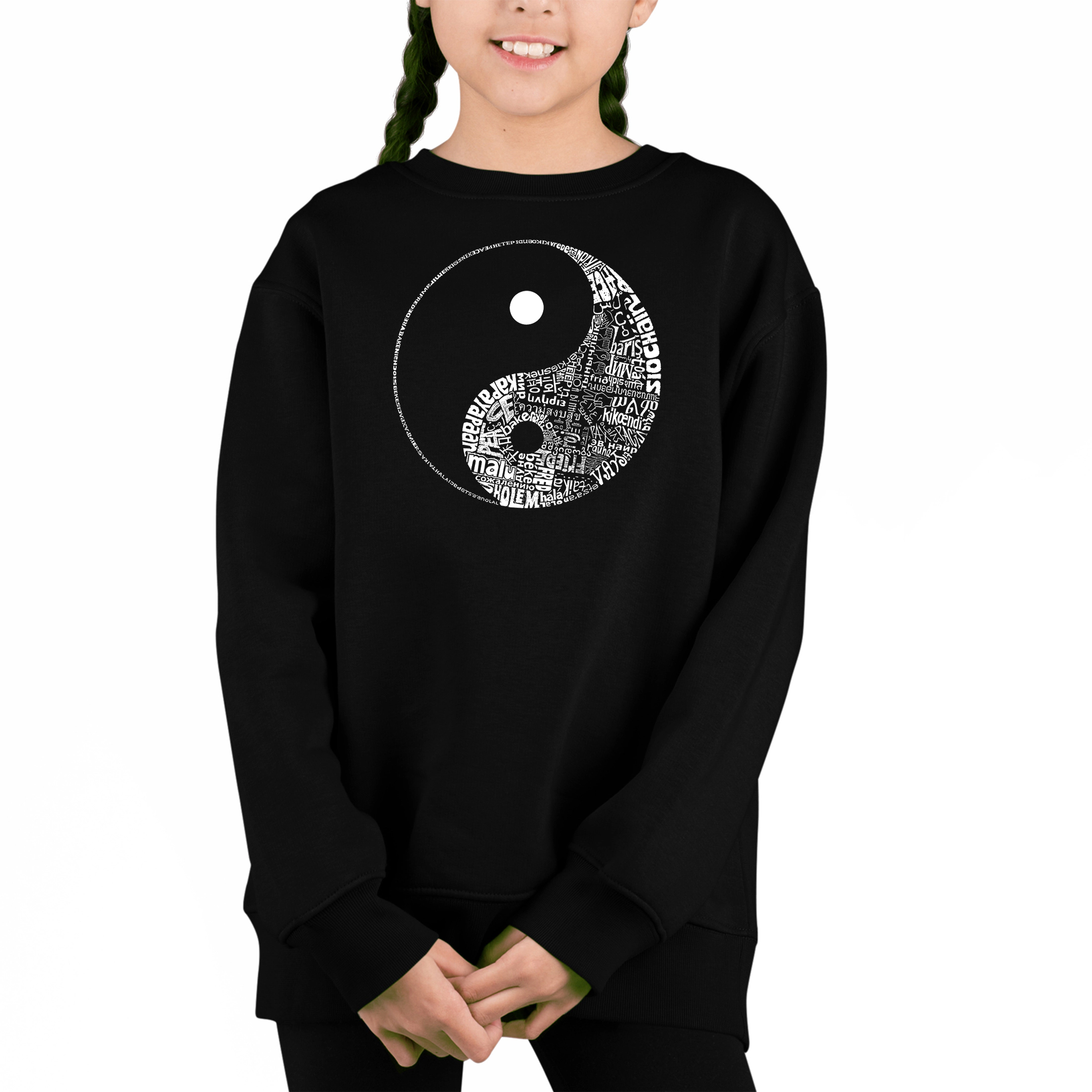 LA Pop Art Girl's Word Sweatshirt