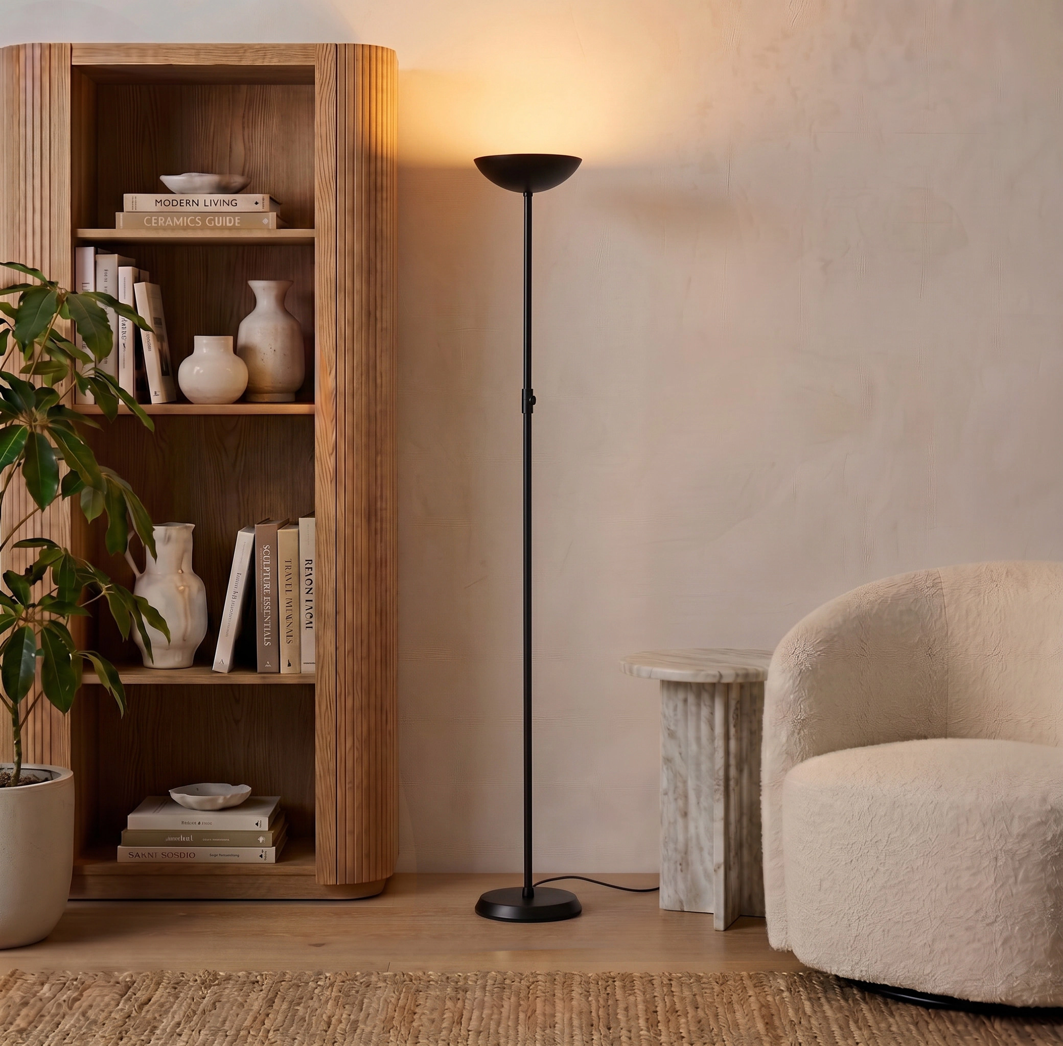Brightech SkyLite Torchiere LED Floor Lamp