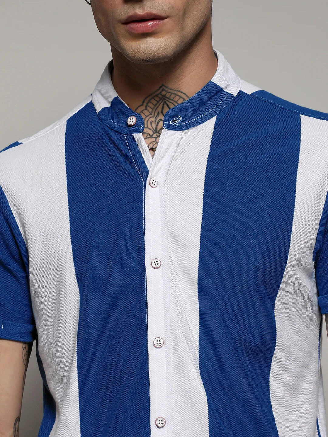 Balanced Striped Shirt