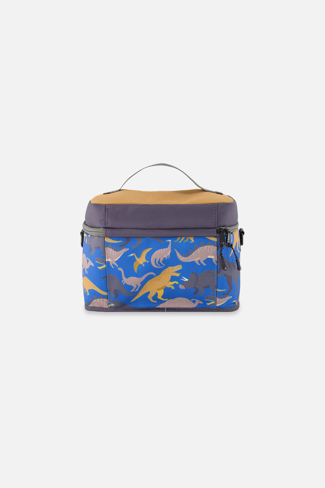 Deux par Boys Insulated Dinosaur Print Lunch Box with Removable Shoulder Strap