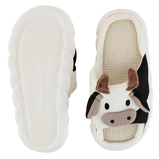 CTM Women's Cow Slide Slippers, Color: Multicolor - JCPenney