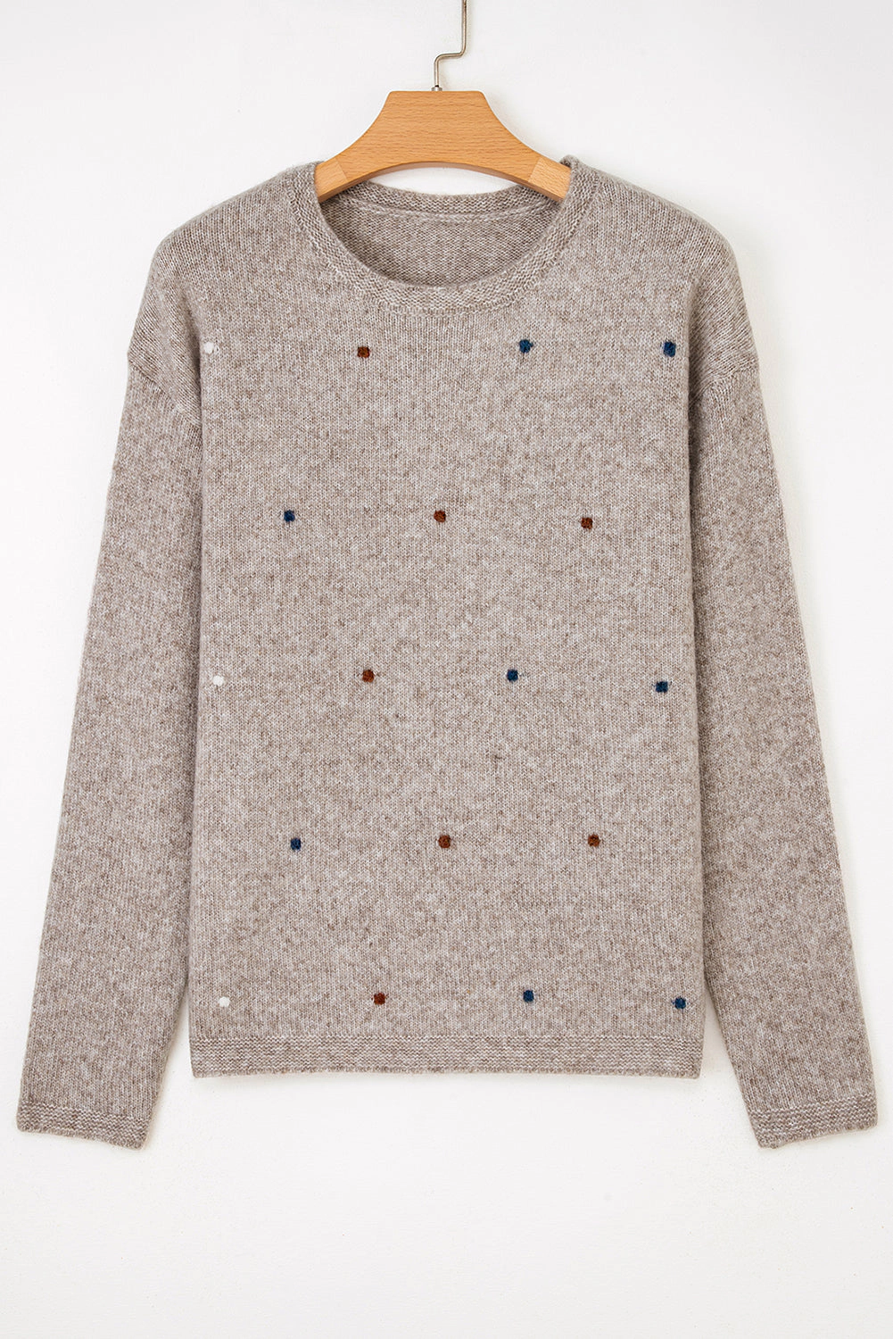 Threaded Pear Women's Abigail Detail Drop Shoulder Sweater