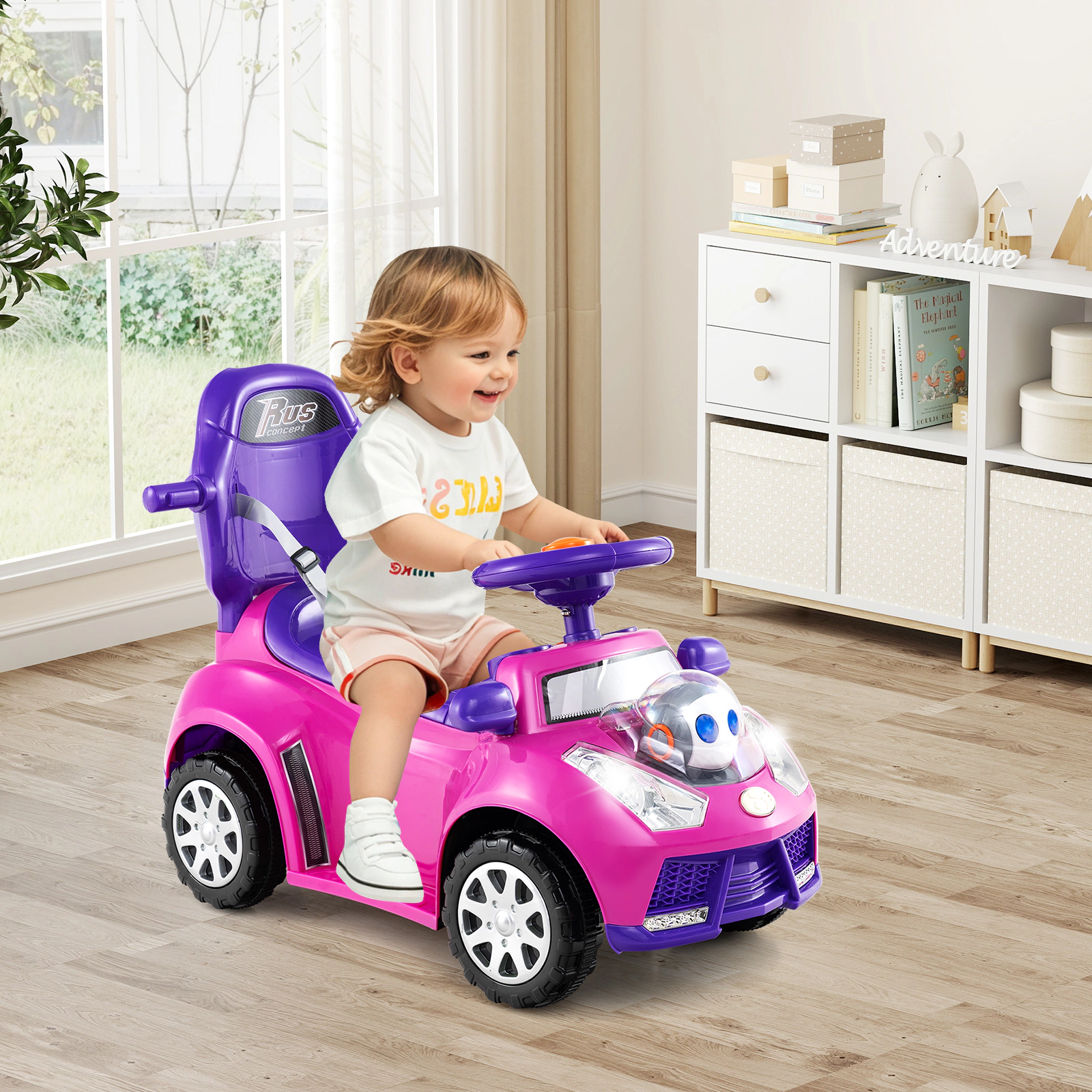 LJG 3 1 Push Car for Toddler Stroller Sliding Walking Boys and Girls