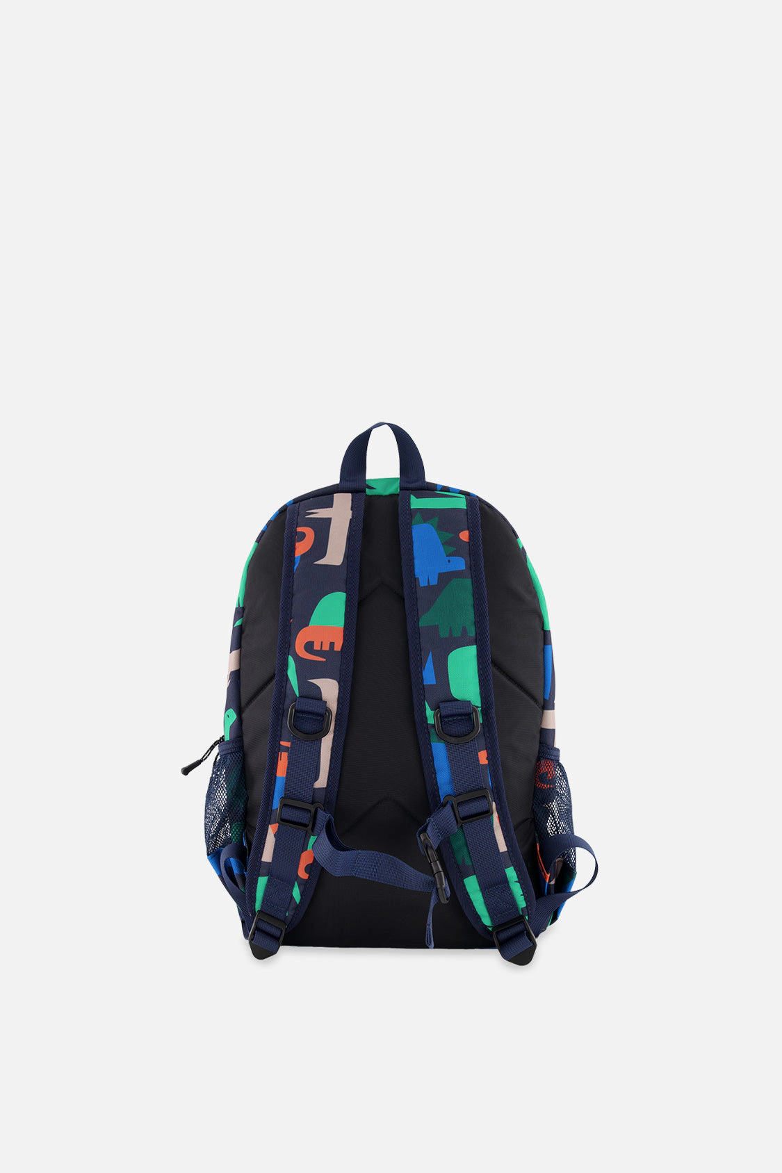 Deux par Deux Boys Dinosaur Print Three-Compartment Preschool Backpack