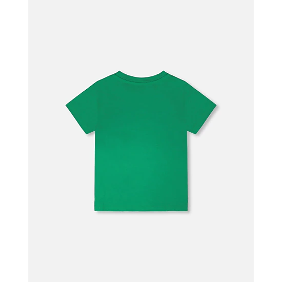 Deux par Deux Boys Organic Cotton Jersey Noodle and Skate Graphic Print T-Shirt