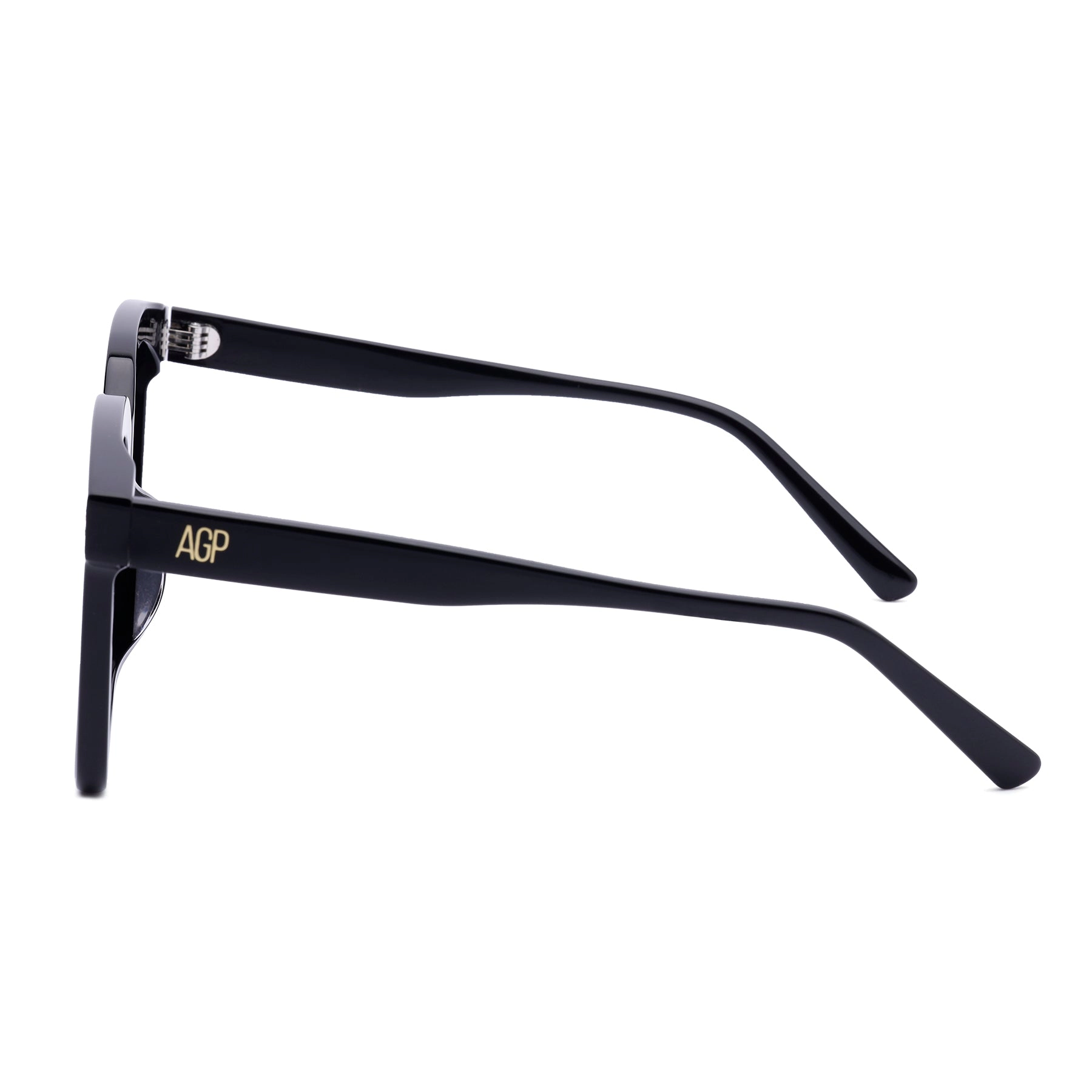 AGP PARIS Women's Classic Square Frame Acetate Polarized Lens UV400 Sunglasses