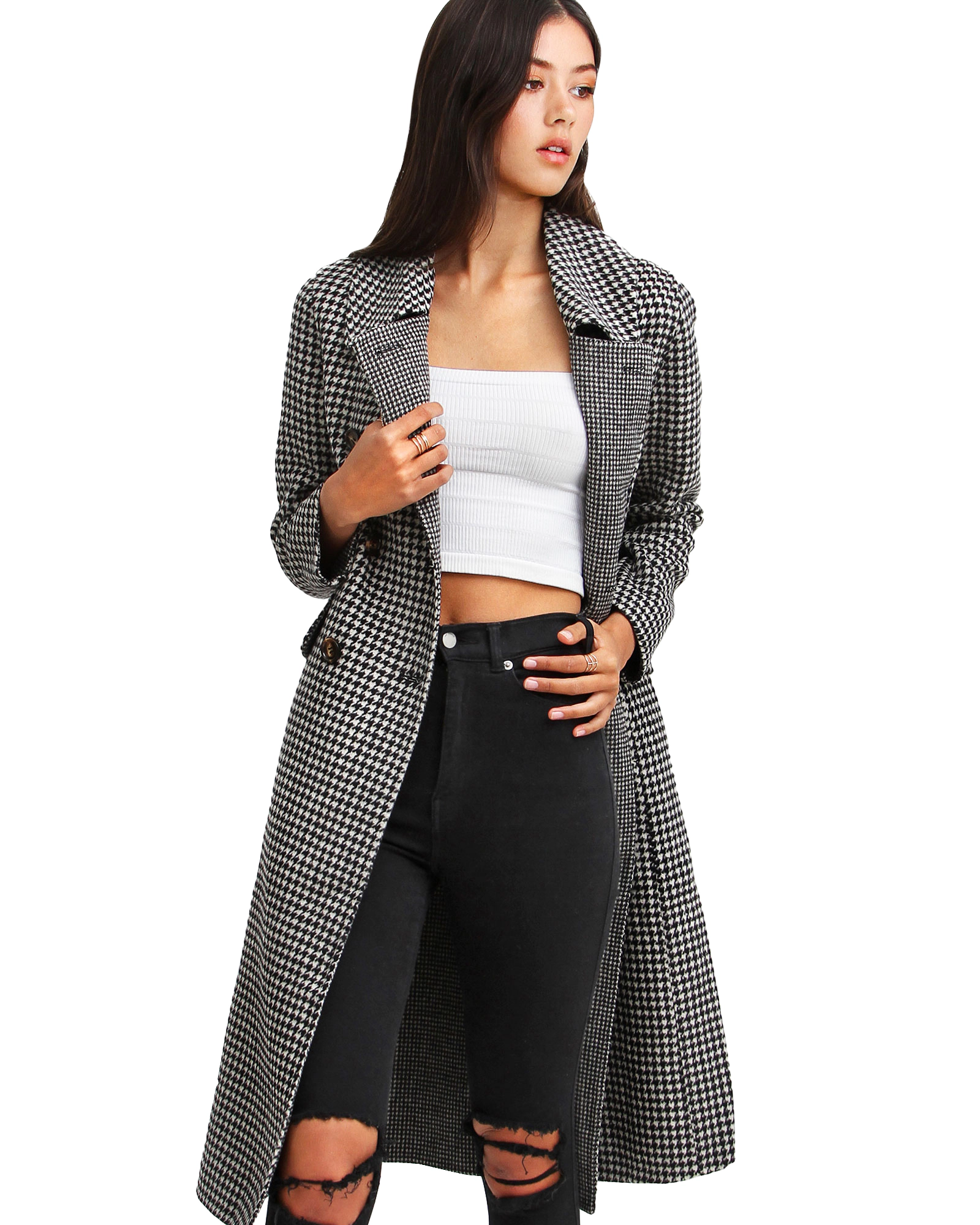 Belle & Bloom Womens Save My Love Wool Coat