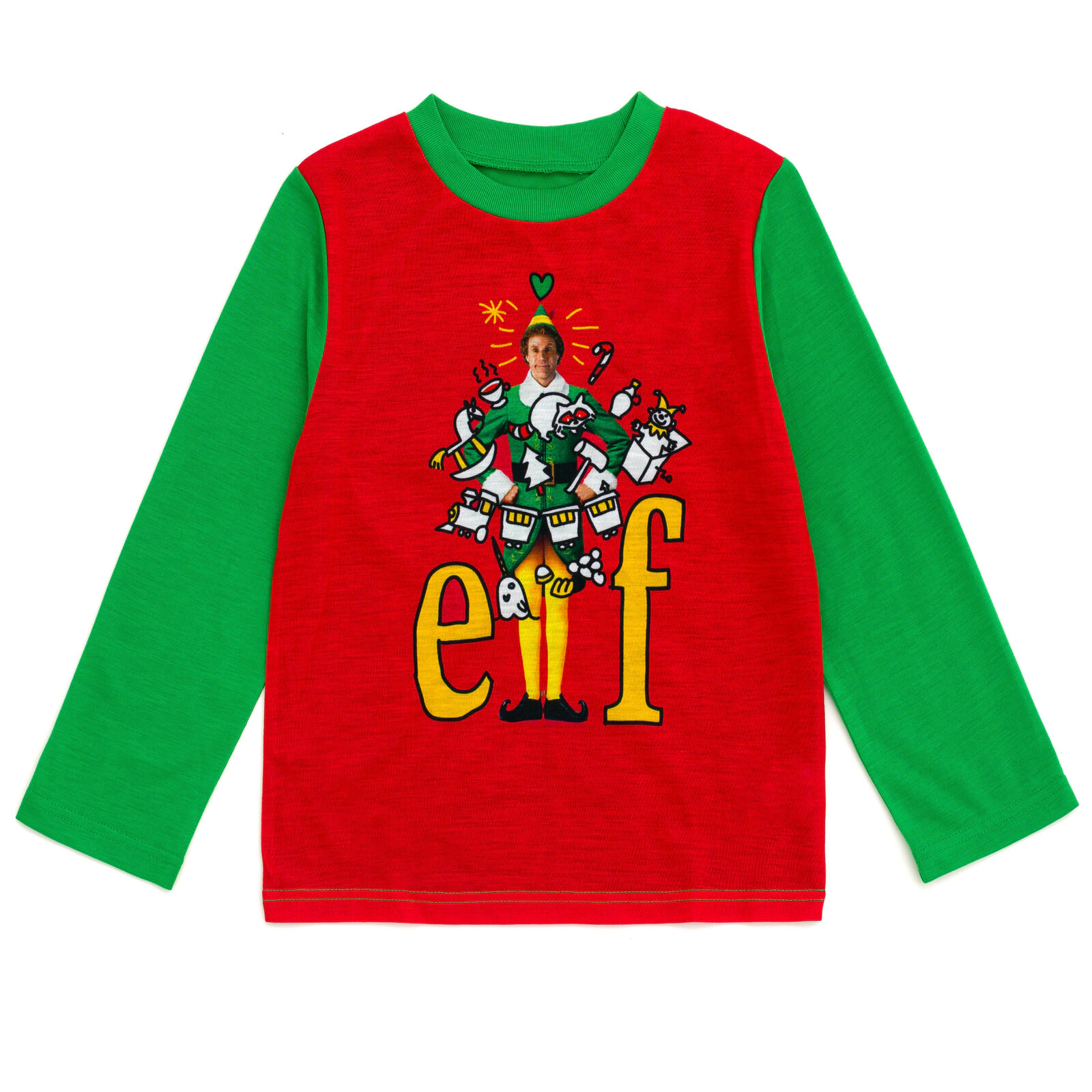 Elf 2-Piece Pajama Shirt and Pants Set