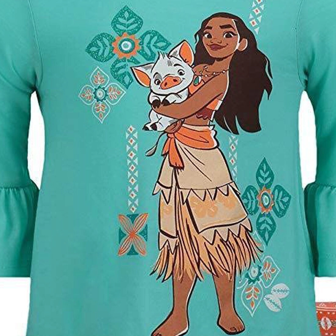 Disney Moana Girls' 2-Piece Tee and Leggings Set