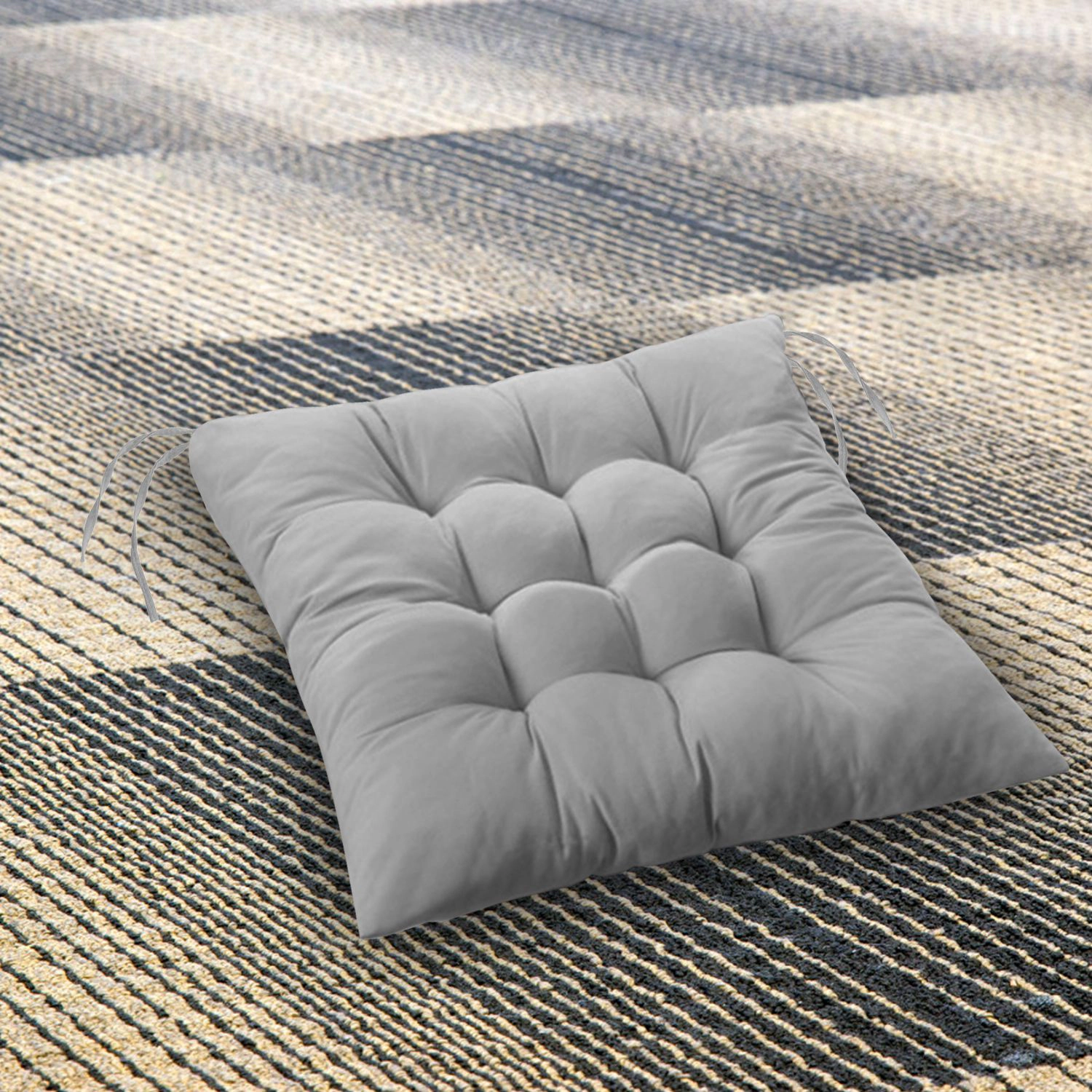 GBruno Soft Tie-On Square Chair Cushion Pads