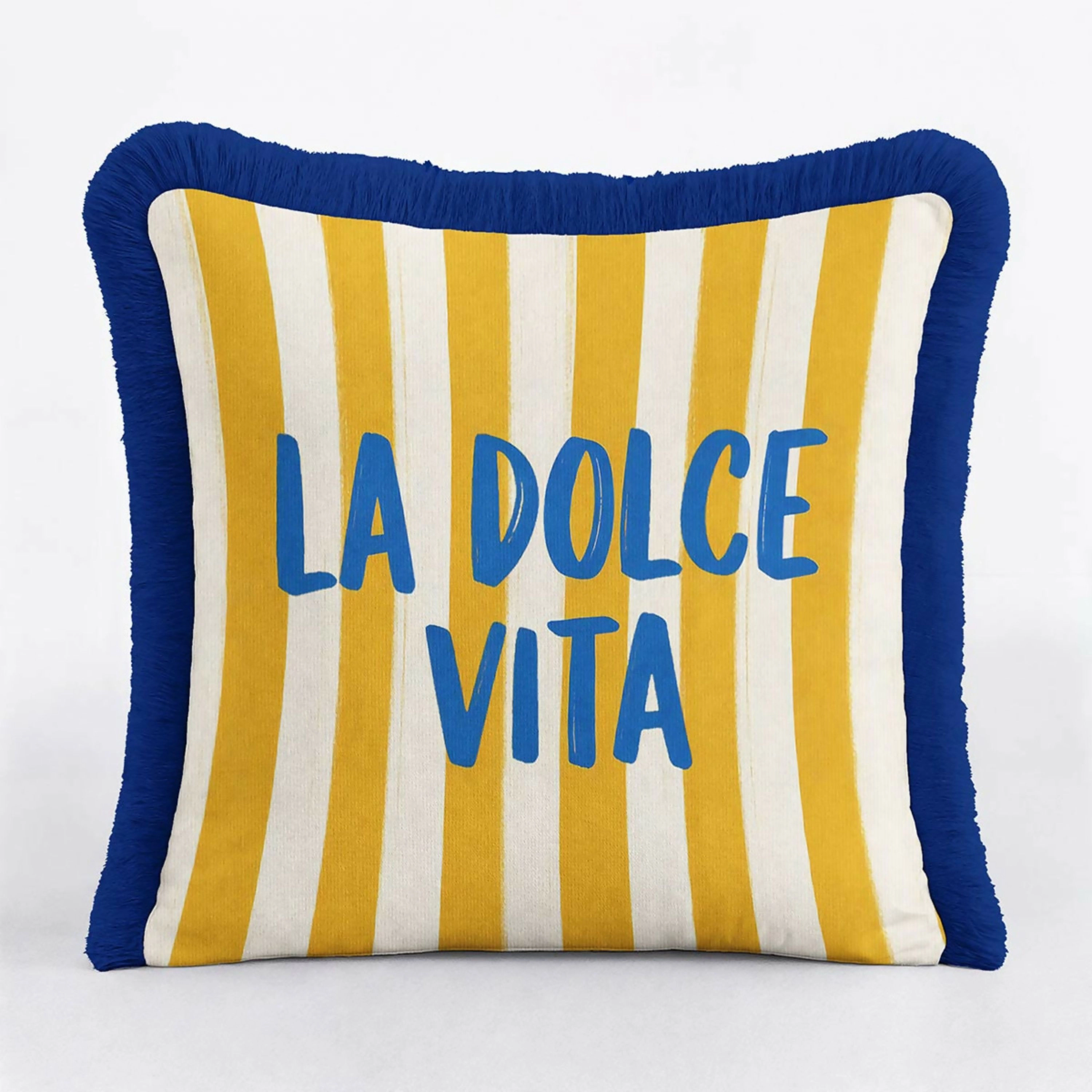 Wear Sierra Mediterranean Coastal Fringed set of 2 Throw Pillow Cover