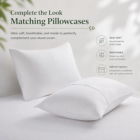 Puredown Selected Rayon from Bamboo Duvet Cover Set, Cooling Soft Breathable Bedding