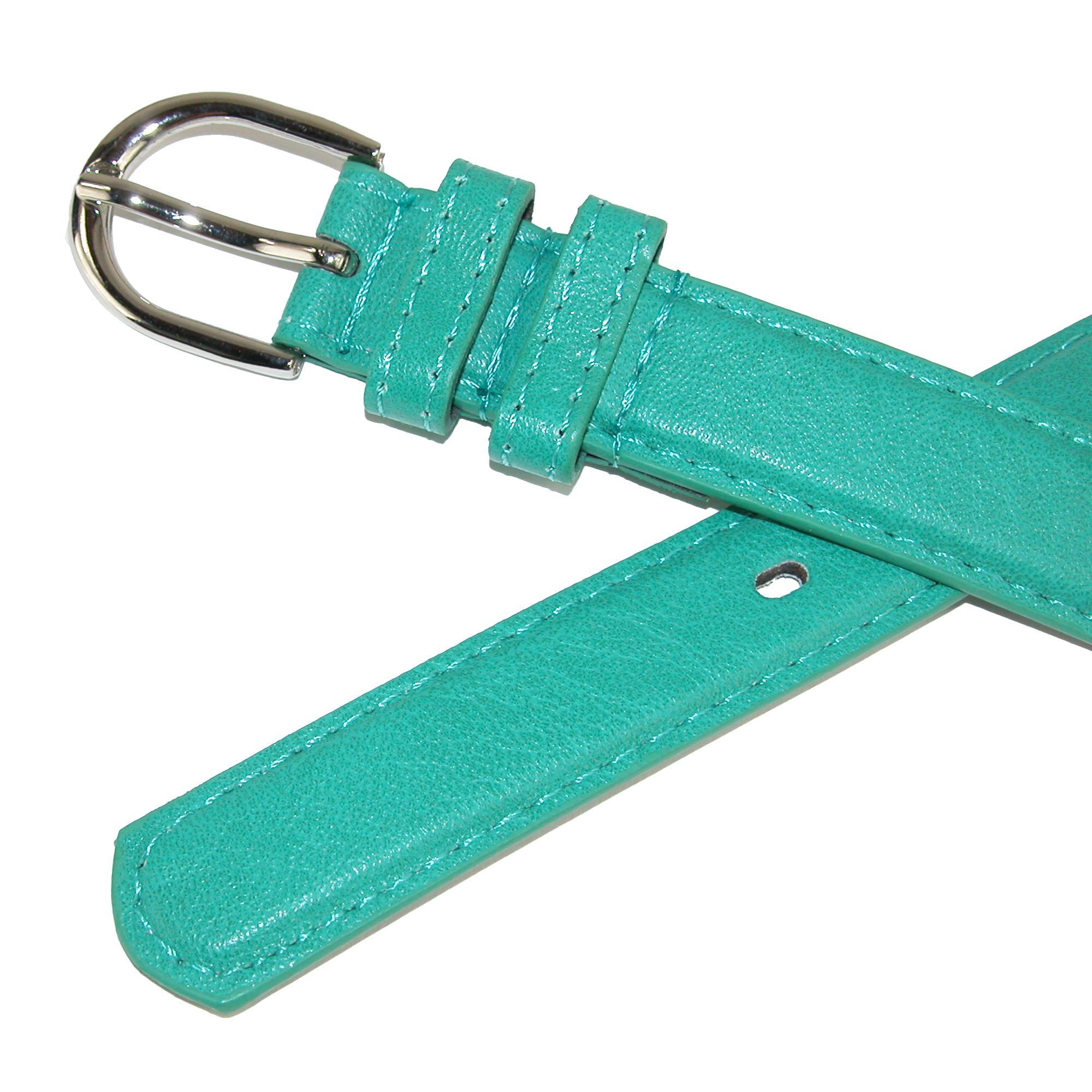 CTM Kid's Basic Leather Dress Belt (Pack of 2 Colors)