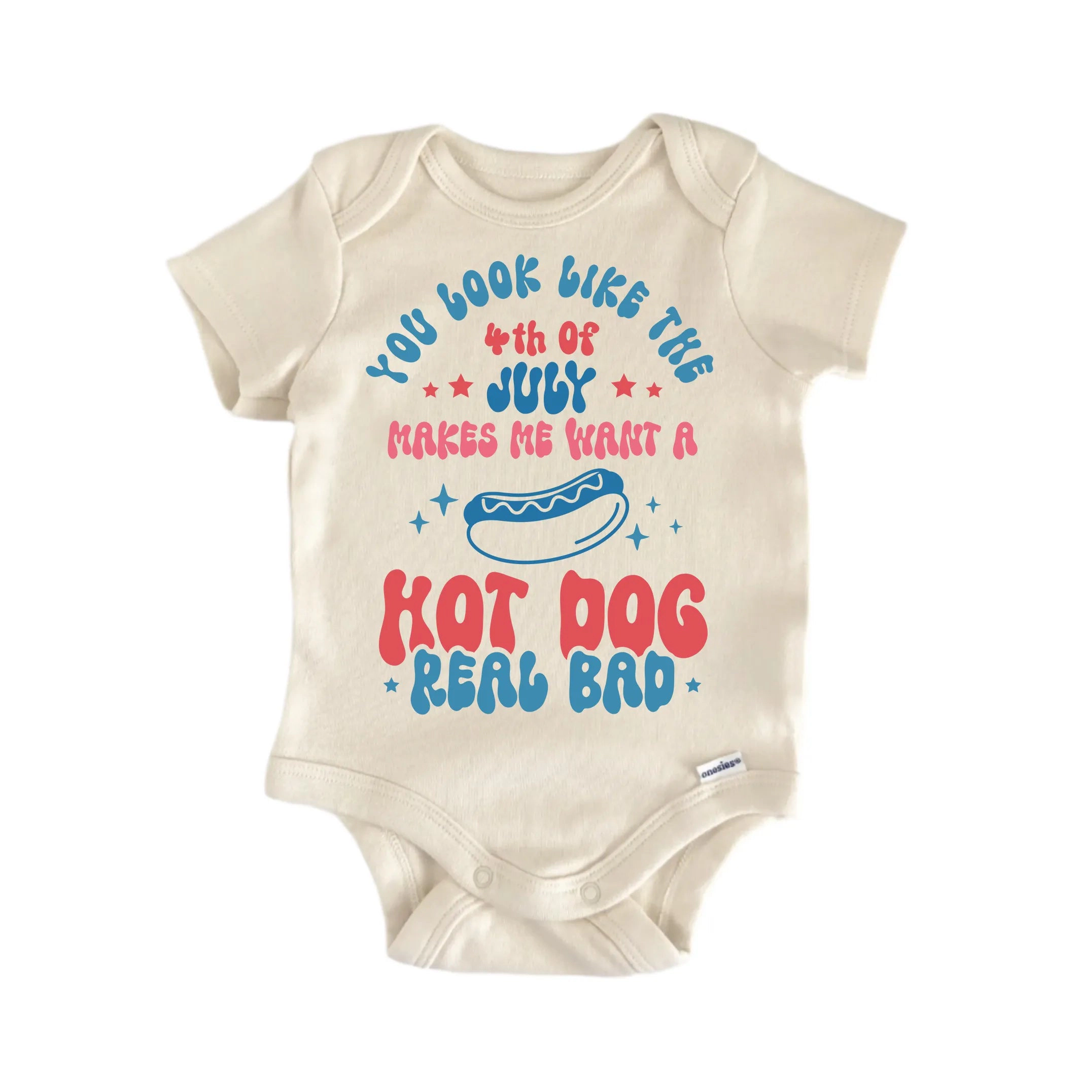 NOFO VIBES Unisex You Look Like 4Th July Newborn Baby Bodysuit