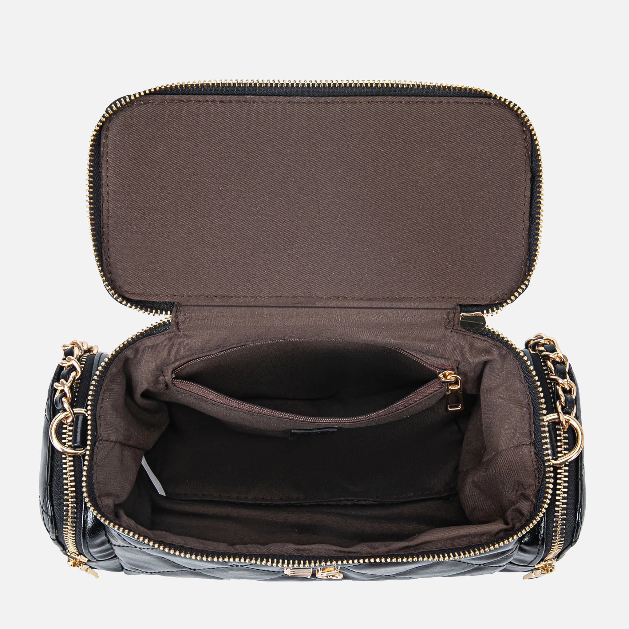 J'OMOR by Mia Fortuna Quilted Faux Leather Crossbody Bag