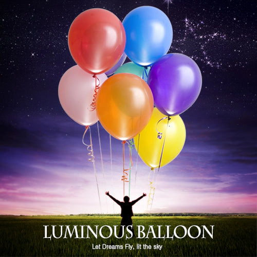 GBruno LED Light-Up Balloons 6-Pack