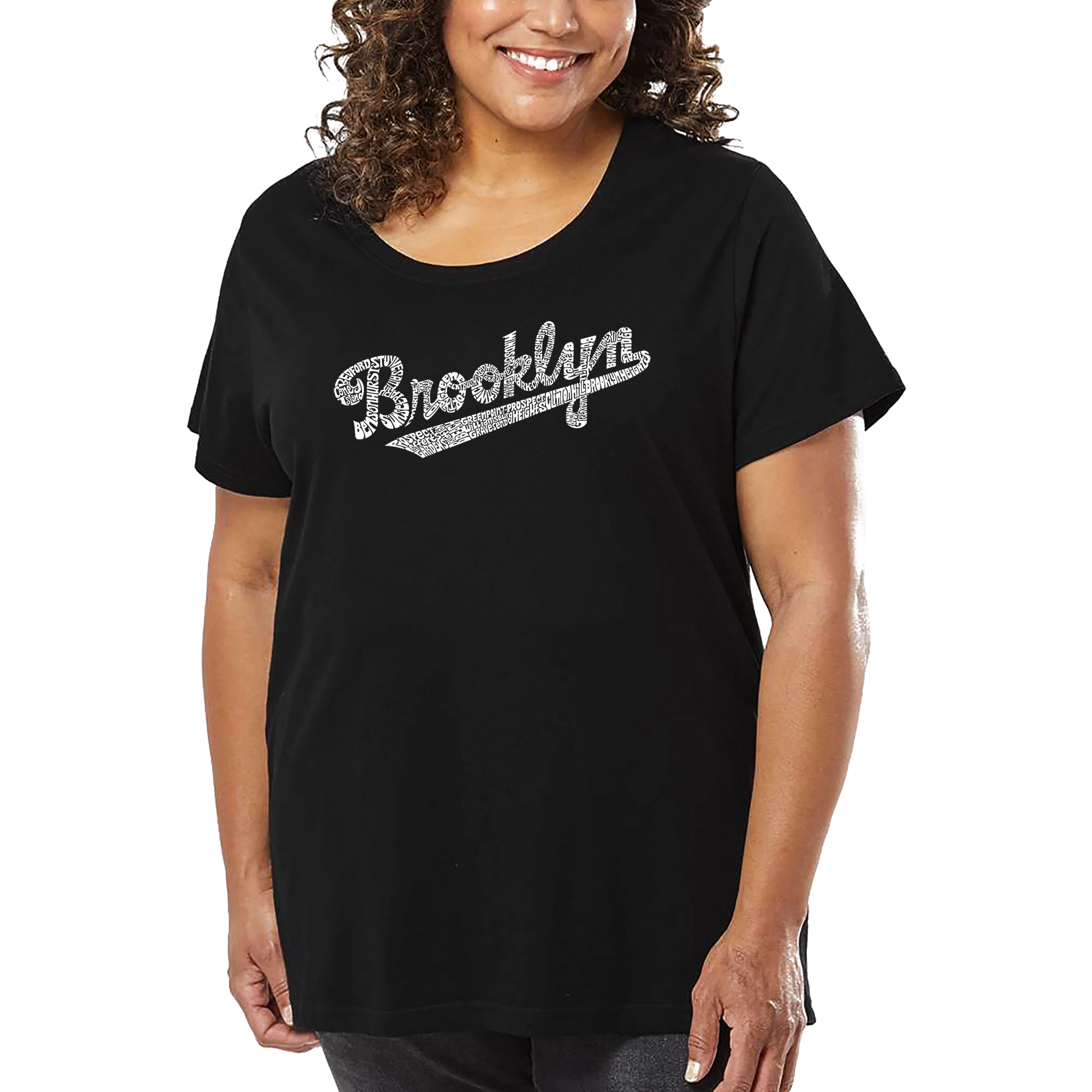 LA Pop Art Women's Plus Word T-Shirt
