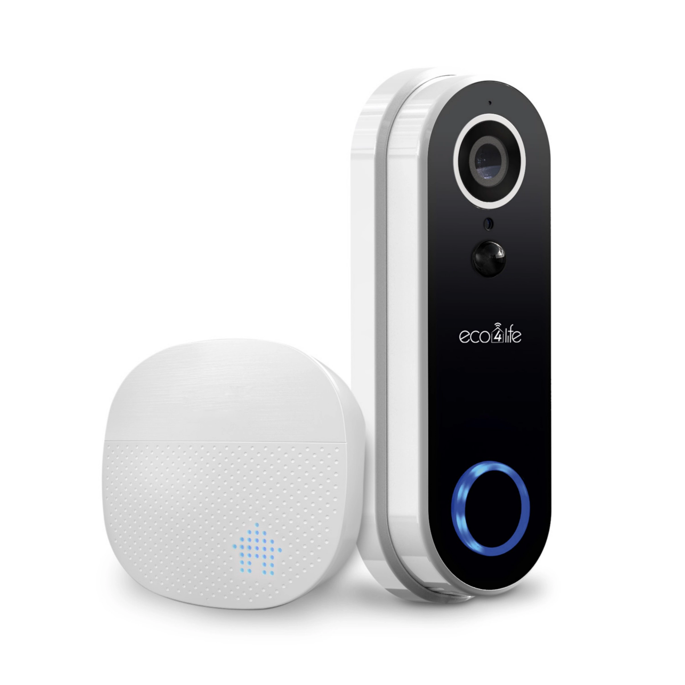 Eco4life Smart WiFi Video Doorbell Camera with Chime