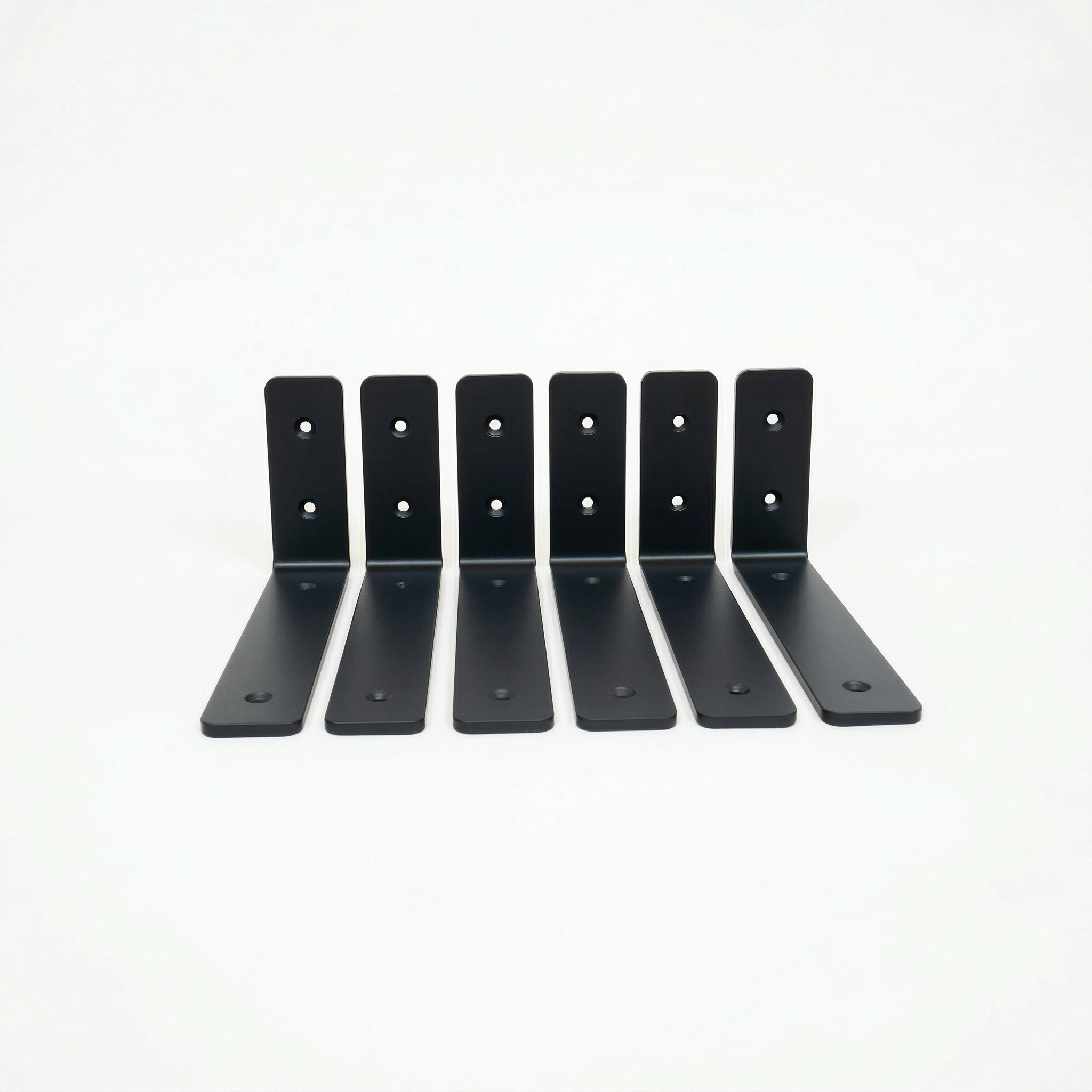 StoreYour Kingsley 12" DIY Home Wall Shelf Brackets, 6-Pack