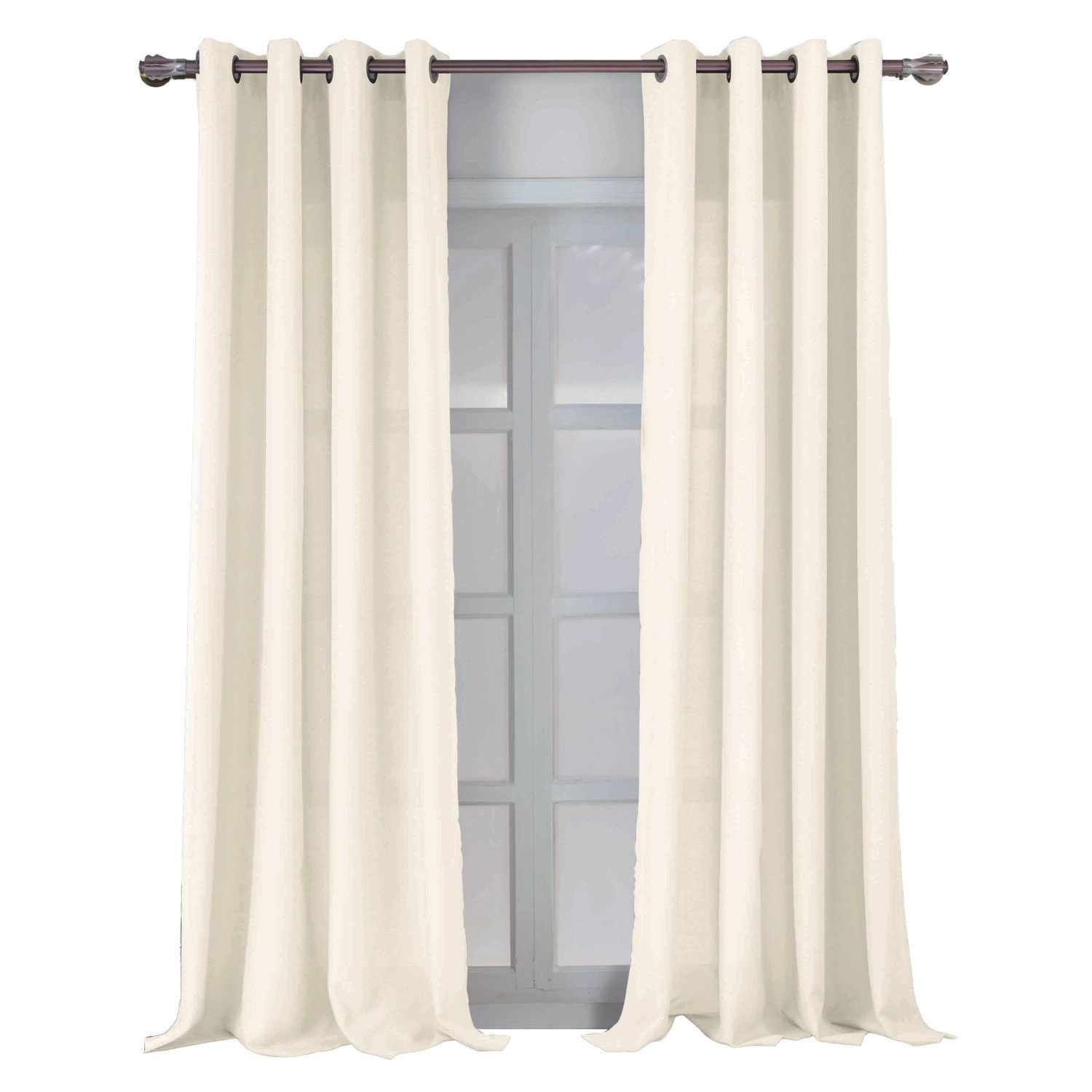 RT Designers Collection Cole Textured Grommet Room Darkening Curtain Panel 54" x 84