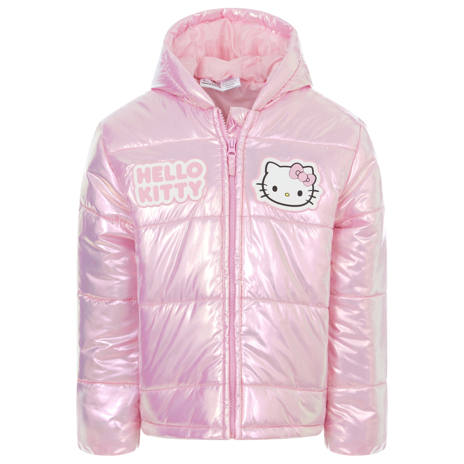 Hello Kitty Girls' Hooded Puffer Coat