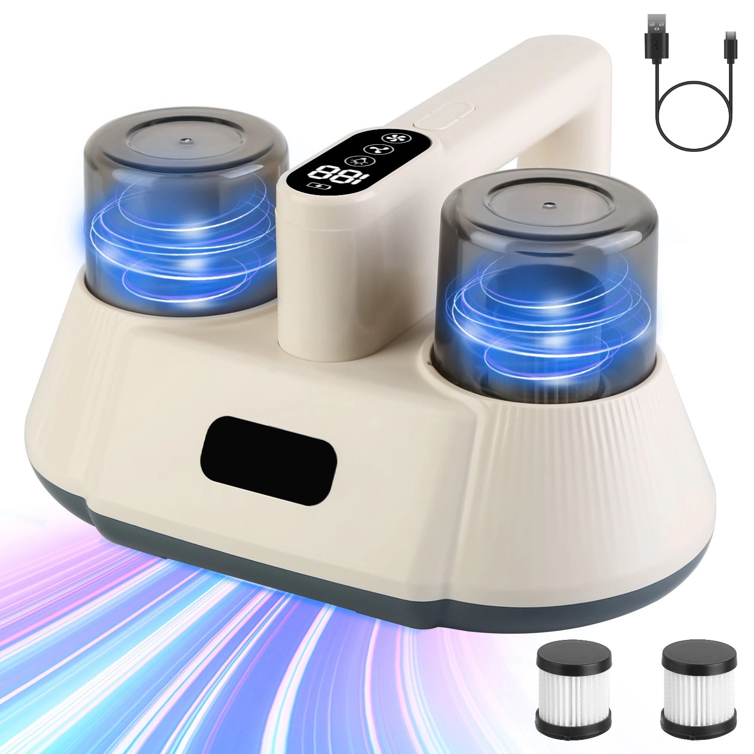 NEW Home Unisex Cordless UV-C Bed Vacuum Cleaner